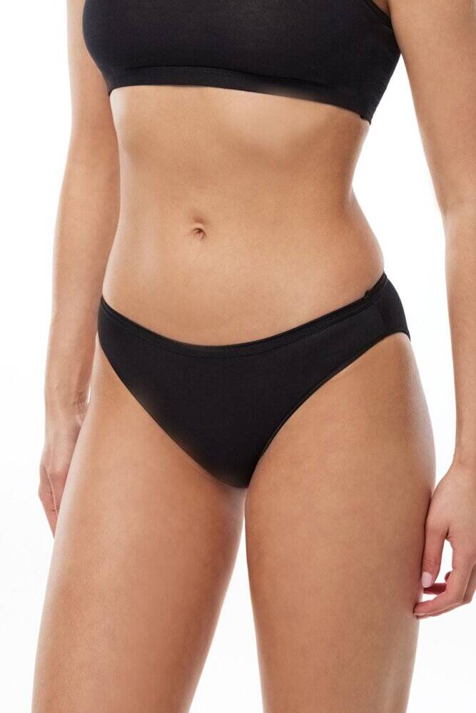 Malabadi Kadın Siyah 6 Lı Paket Modal Bikini Slip Külot 155 - 1