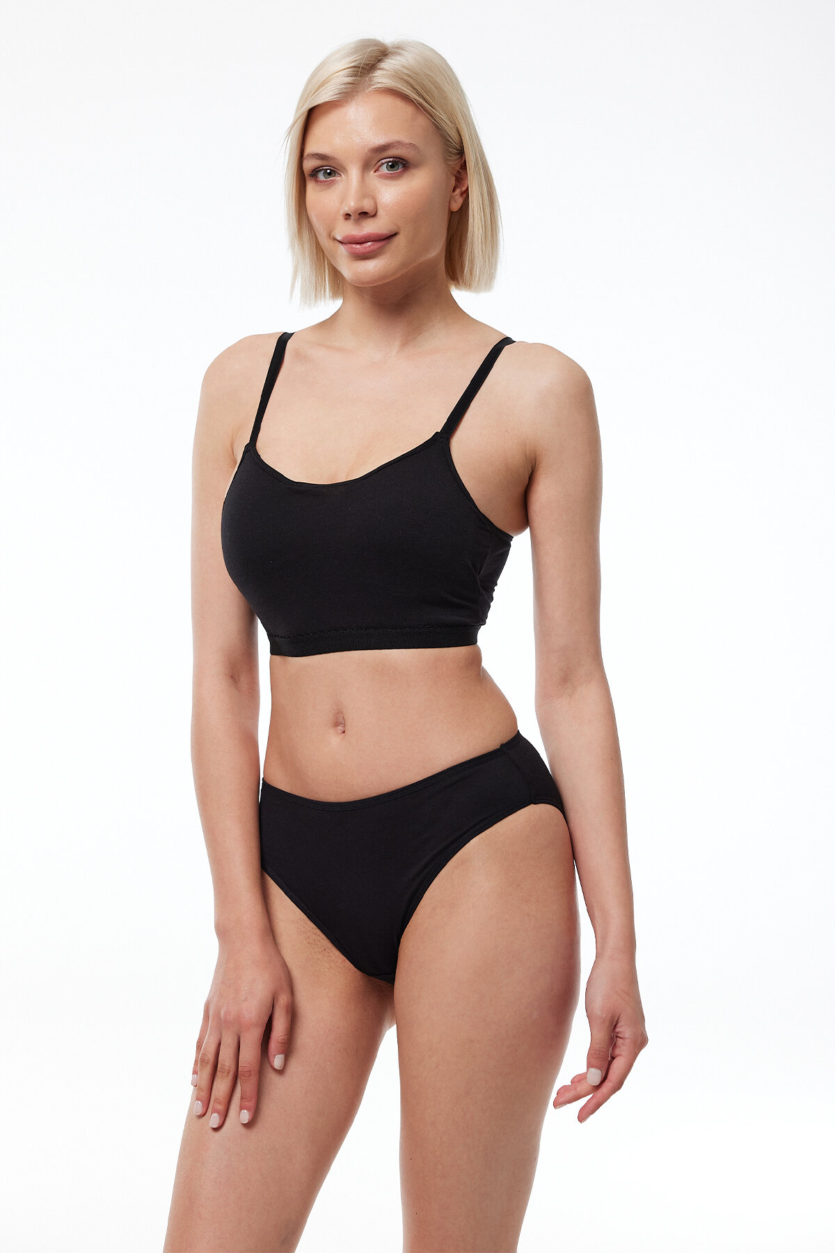 Malabadi Kadın Siyah Modal Kaplı Büstiyer 823 - 2