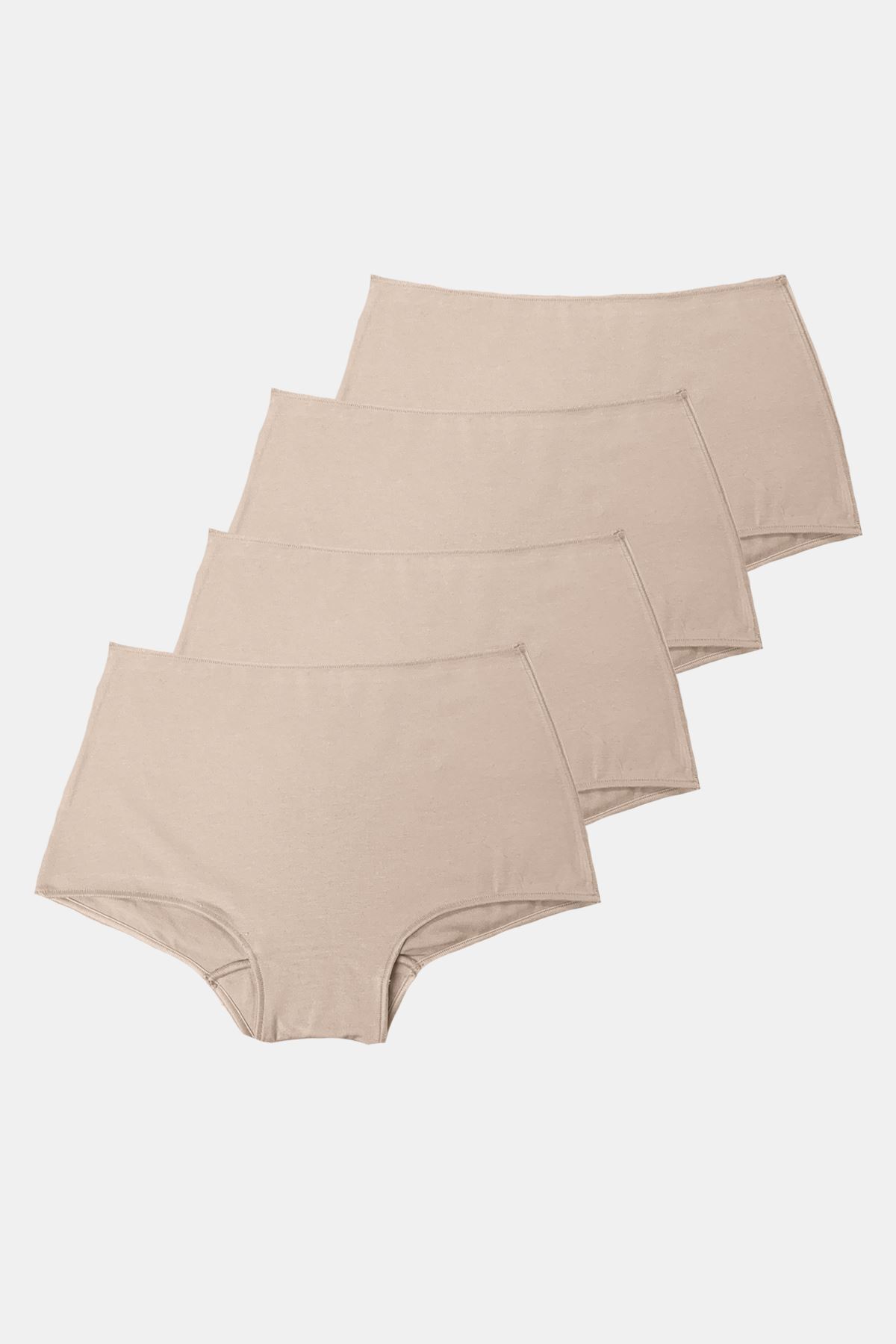 Malabadi Kadın Ten 4 lü Paket Geniş Kenarlı Modal Külot 1053 - Malabadi