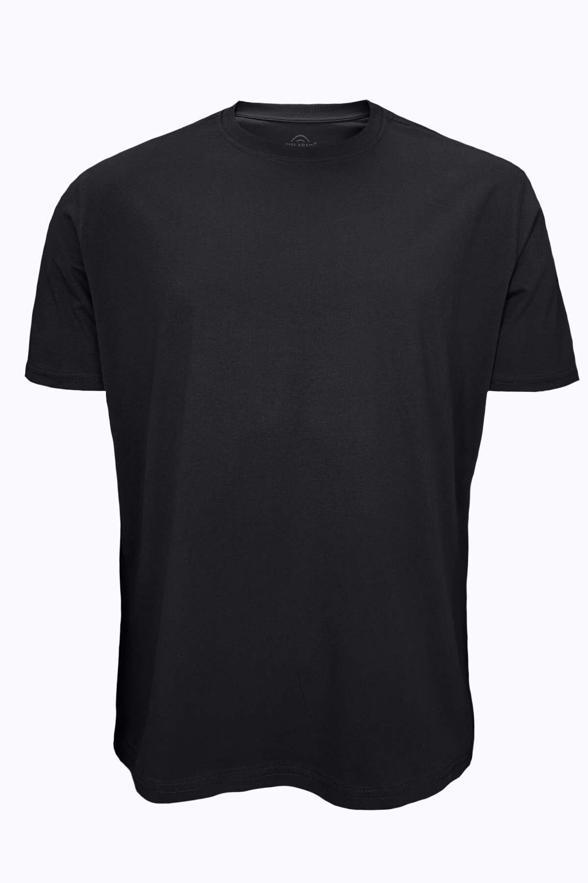 Malabadi Siyah Erkek Tişört Loose Fit / %100 Pamuk Bol Rahat Kesim 6040 - 1