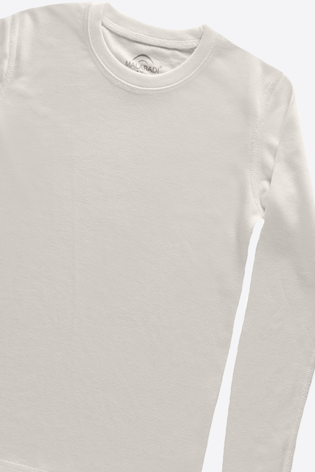 Malabadi Unisex Çocuk Ekru Uzun Kollu Viloft Termal Üst İçlik 405 - 2