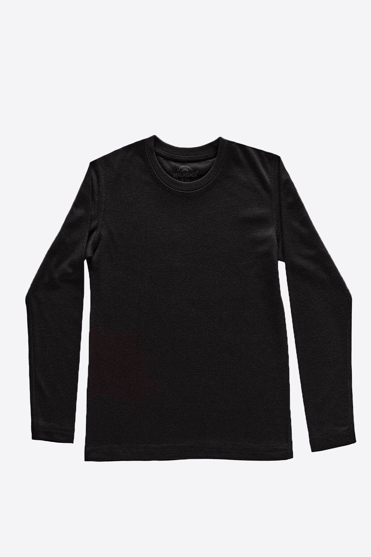 Malabadi Unisex Çocuk Siyah Uzun Kollu Viloft Termal Üst İçlik 405 - 1